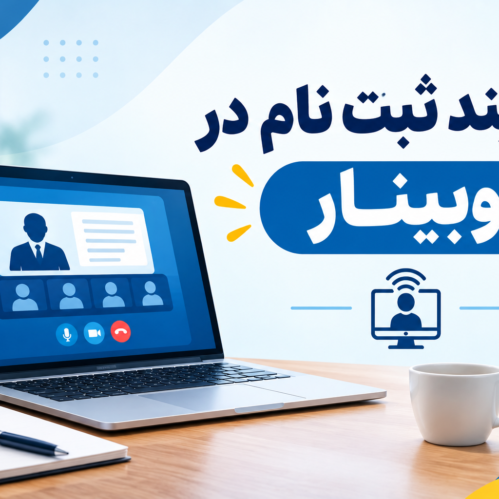 فرآیند ثبت نام در وبینار